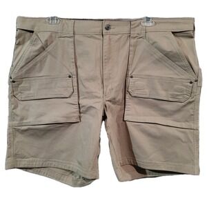 Duluth Trading CoolMax Flex Firehouse Carpenter Shorts Sz 46x9 Construction Work